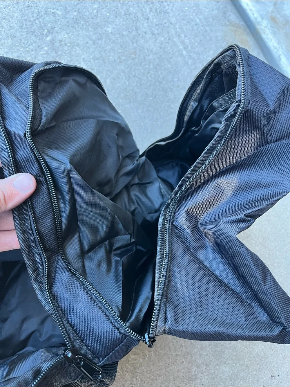 Black Duffel Bag - Men
